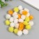Decor for creativity "Pomponchiki. Sunny day" d = 2.5 cm set 30 pcs