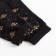 Minaku socks "Royal Lilia", black color, size 42-43 (29 cm)