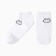 Women's socks shortened "bunny", white color, rr 23-25