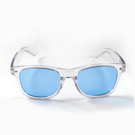 Sunglasses "OneSun", UV 400, 14.5 x 14.5 x 5 cm, lens 4.5 x 5 x 5 cm, blue-2