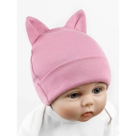 Hat children's Amarobaby Fashion Cat, size 46-48, pink color-4
