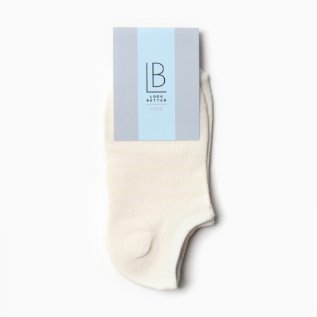 Children's socks LB 132, cream color, rr 28-33-2