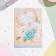 Postcard-Shildik "Happiness and Love!" White roses 11.5 x 8.5 cm