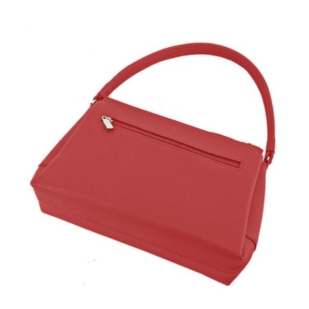 Women's bag (B2824-77140) genuine leather, red, 1x210x25 cm-1
