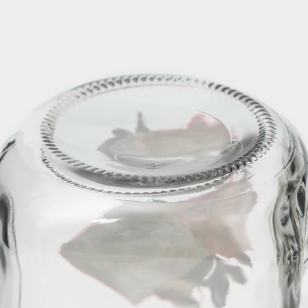 Bank glass share "Happiness", 450 ml, 10 × 7.5 × 13 cm, with a handle, a lid and a tube-6