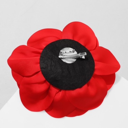 Tekstil "flower" camellia, red color-2