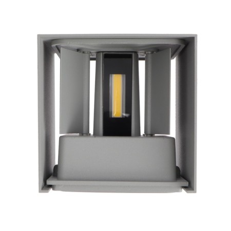 LED LED wall-mounted FSD-004, 6 W, 450 lm, 3000k, IP54, 220 V, metal, gray-6