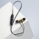Wireless magnetic headphones with a “marble” microphone, mod. I13, 9 x 13.5 cm