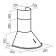 Hood MBS Gasteria 160 Inox, fireplace, 890 m3/h, 3 speeds, 60 cm, silver