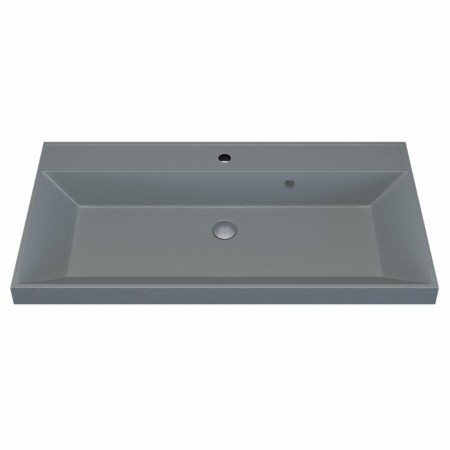Sink uperwood Classic quartz 90 cm, quartz, gray matte, platinum-4