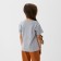 Children's T-shirt KAFTAN LOVE R.32 (110-116 cm), gray