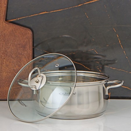 Poster "Lira" 3.2 l, d = 20 cm, capsule, glass cover, induction-1