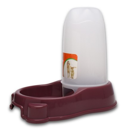 Auto feeder 1.5 l, 27 x 18 x 25 cm, burgundy-1