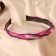Hair cap "braid" stripes, 2 cm, mix