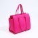 Bag Female Tout with zipper, pink color