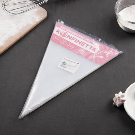 Konfinetta confectionery bags, 30 × 20 cm, 50 pcs, transparent color-4