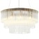 Suspended chandelier Imposio 9xe14 40W, size 60x60x45-150 cm, bronze color