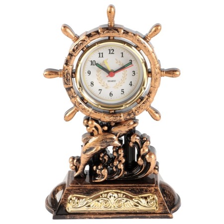 Clock - HELP Alarm clock, discrete move, di -7 cm dial, 15 x 22.5 cm, aa-6