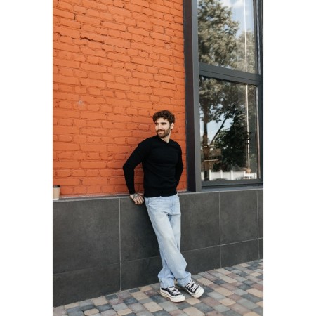 Jumper male ise, size 54, black color-10