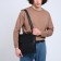 Male bag, black color