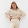Kit (shirt, trousers) female minku: Light touch beige color, rr 48
