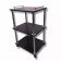 Cosmetological trolley, size 65 × 45 × 35 cm, black color