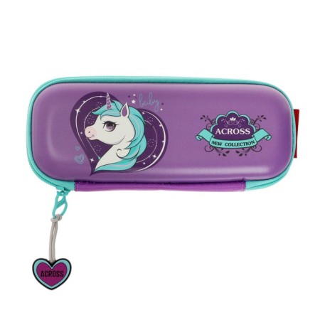 Frame backpack 35 x 28 x 15 cm, Across, filling: bag, pencil case, keychain, purple-11