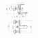 Bath mixer Fashun A53020-21, single-leaf, pour 102 mm, with a shower set, bronze 9686667