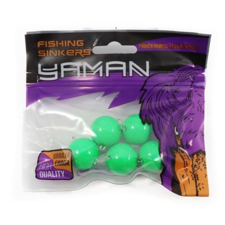 Cargo Cheburashka painted collapsible Yaman 5 pcs., 60 g, green-8