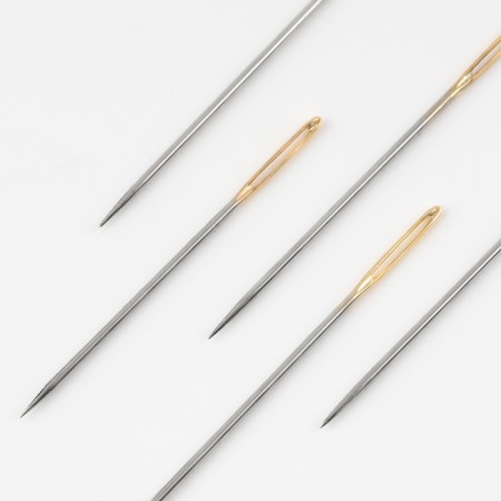 Sewing needles, d = 1.05 mm, with a golden ear, 6 pcs, HN-32 300T1-1