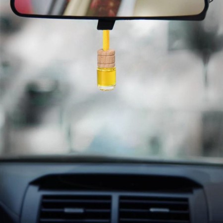 Fragrance to the car on February 23 (2 pcs) “Caution! Cool man! ”, Aroma: citrus, new car-6