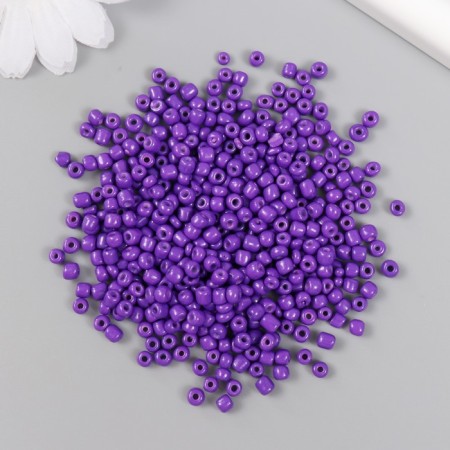 Glass beads 6/0 "Cyclamen" bright 450 g-1