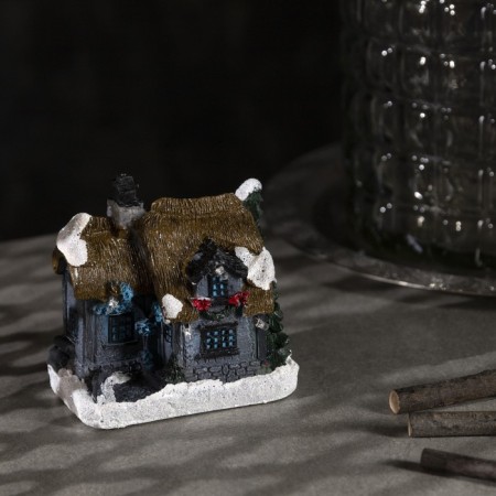 LED figure "House", ceramics, batteries AAAX3 (not in the kit), glow of multi-1