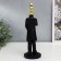 Polystone souvenir "Man - A question mark" Black with gold 33x10x10 cm