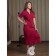 Women's dress, size 48, burgundy color