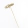 Topper, gold glitter, with a skewer, "Happy Birthday" 13x5.4 cm