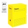 Archive box with A4 Calligrata valve, 150 mm, microgofrot cardboard, up to 1,400 sheets, yellow