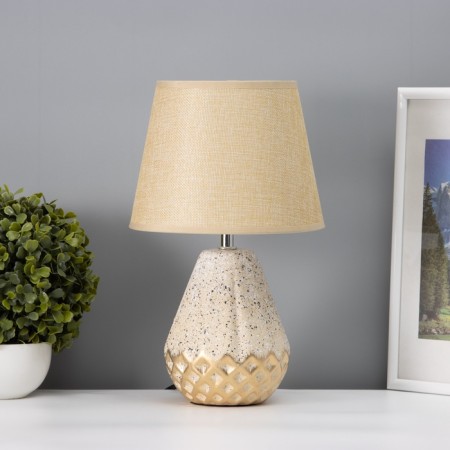Table lamp "Victoria" 1he14 40w beige 20x20x32cm-2