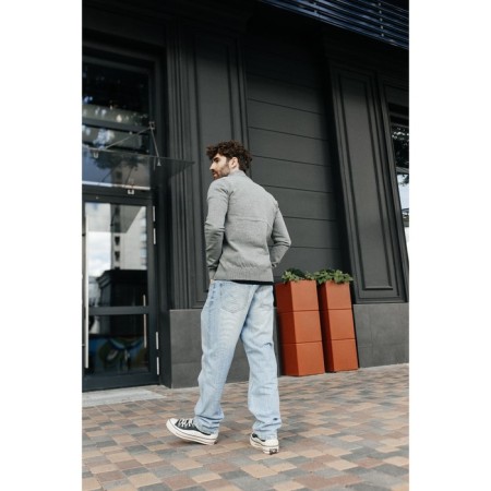 Jumper male ise, size 54, color gray color-9