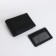 Male purse without fastening, black color