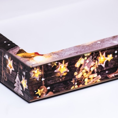 Box a team cover is, with a window, "fulfillment of desires", 26 x 21 x 4 cm-3