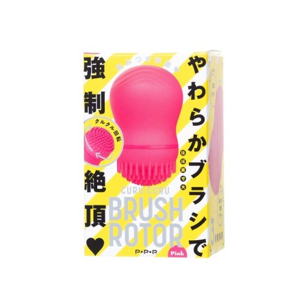 PPP Curu-Curu Brush Roter, ABS-plastic clitoris stimulator, 5.5 cm, pink color-11