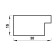 Photo frame Plastic "Mira" 15x21 cm, 642747-6, (plastic screen)