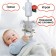 Suspension - rattle "Elephant Eli", with a squeak, on a crib, stroller, crumb I