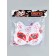 Kitsune carnival mask, red