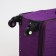 Small 24 suitcase "on lightning, code castle, with extension, purple color