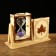 Sanding clock "Maple leaf", souvenir, with a pencil, 10 x 13.5 cm, mix