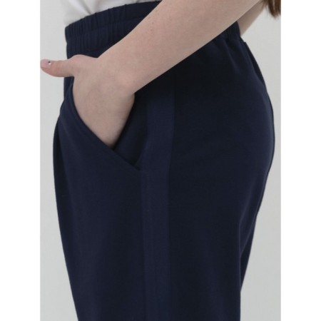 Pants for girls, height 116 cm, dark blue color-3