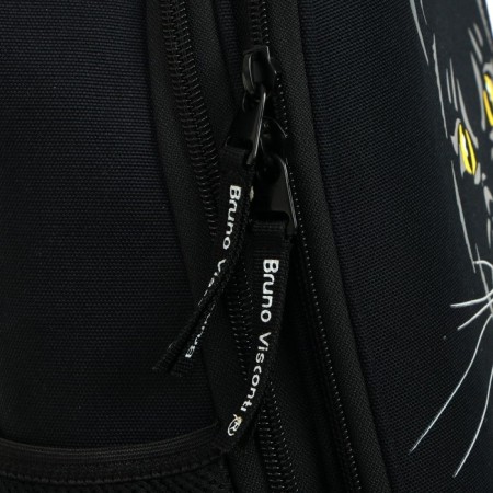 Frame backpack 38 x 30 x 20 cm, Bruno visconti "The look of the beast. Panther", for boys-8