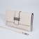 Bag-clate on magnet, long belt, white color